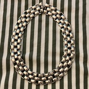 Vintage Gorgeous/Elegant Silver Plate ( guessing by weight) Choker Necklace EUC